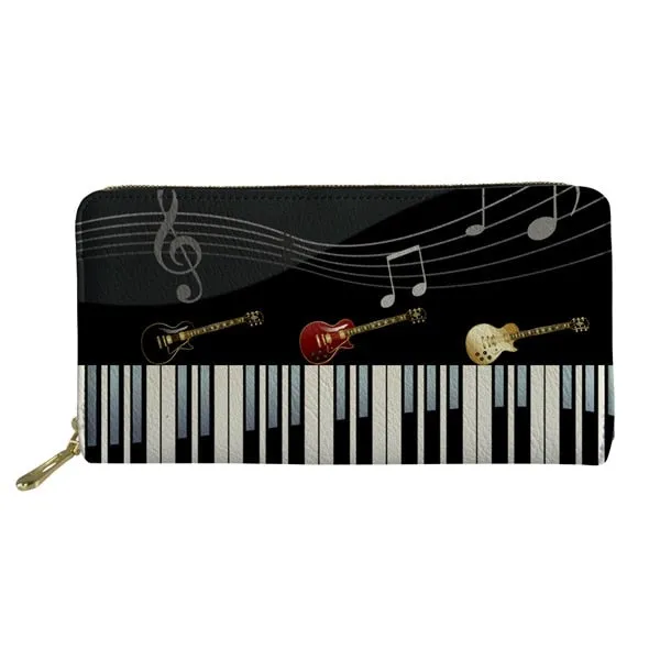 Piano Guitar Wallet FORUDESIGNS Stylish Apparel Store Earrings