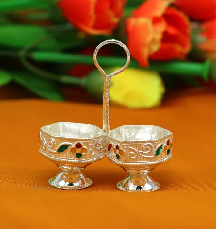 Pure 925 sterling silver handmade customized work puja utensils silver tilak bowl kesar chaindan kumkum patra bowl silver article su554 TRIBAL ORNAMENTS Rings Pure 925 sterling silver handmade customized work puja utensils silver tilak bowl kesar chaindan kumkum patra bowl silver article su554 TRIBAL ORNAMENTS Rings
