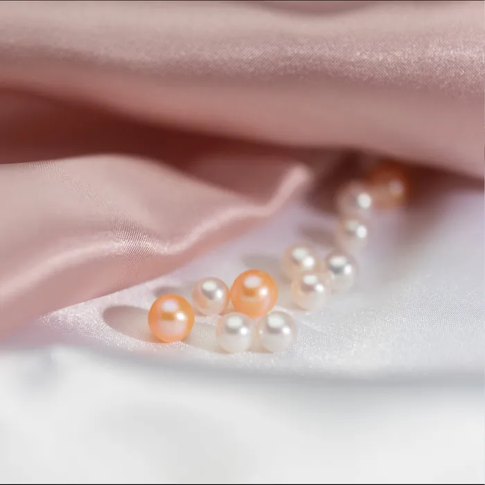 Rings Top Grade Round Pink Edison Pearl WA00009 Pearly Lustre