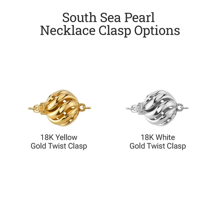 spt Golden South Sea Pearl Necklace 130150mm AAA Quality Necklaces