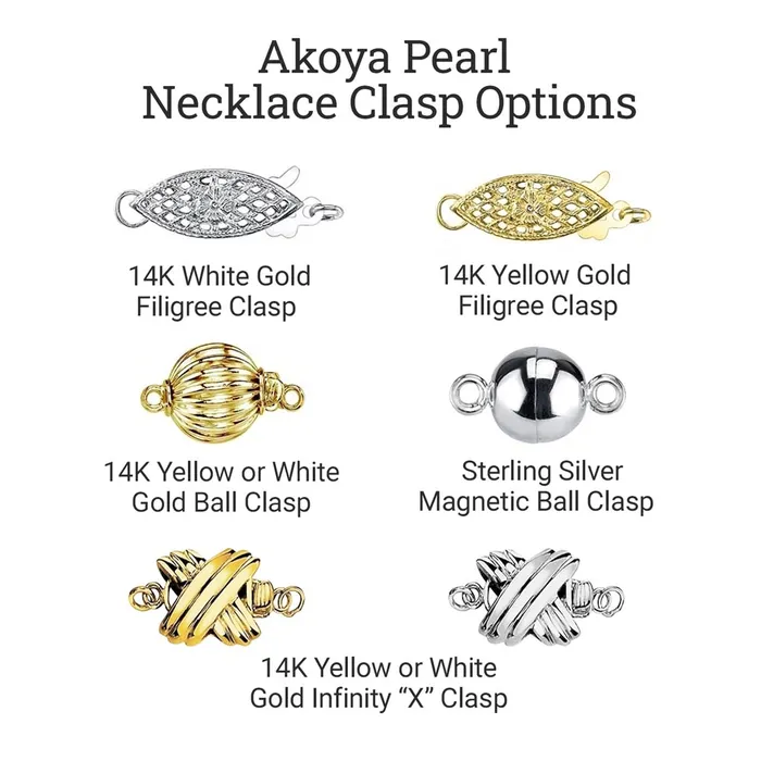 spt White Japanese Hanadama Akoya Pearl Necklace 9510mm Necklaces