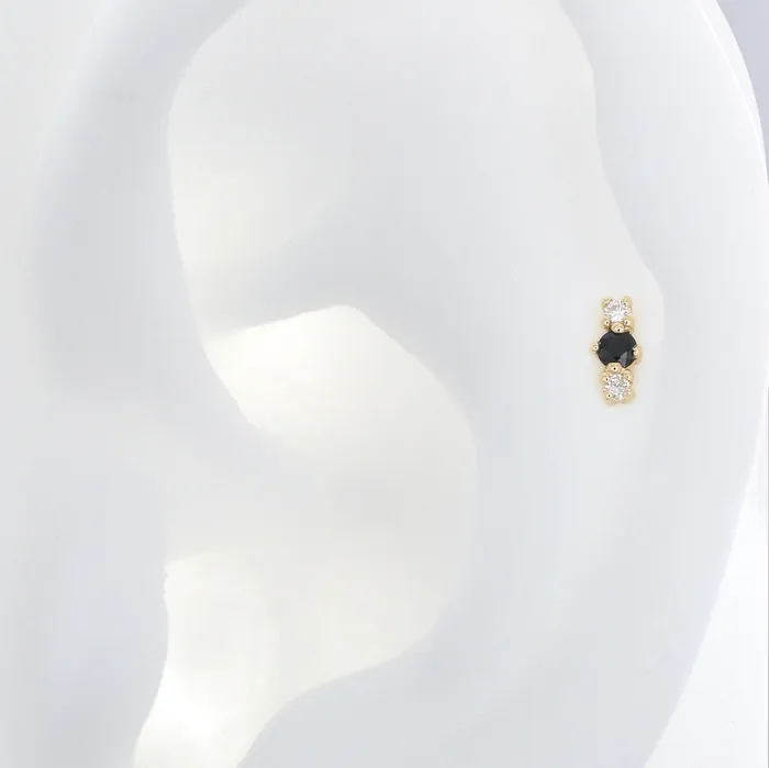 Suzanne Kalan Necklaces Magic Trio Black Sapphire