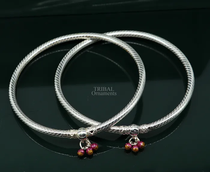 Traditional tribal ethnic sterling silver ankle jewelry ankle bangle bracelet ankle kada with bells amazing belly dance jewelry nsfk55 TRIBAL ORNAMENTS Bracelets Traditional tribal ethnic sterling silver ankle jewelry ankle bangle bracelet ankle kada with bells amazing belly dance jewelry nsfk55 TRIBAL ORNAMENTS Bracelets