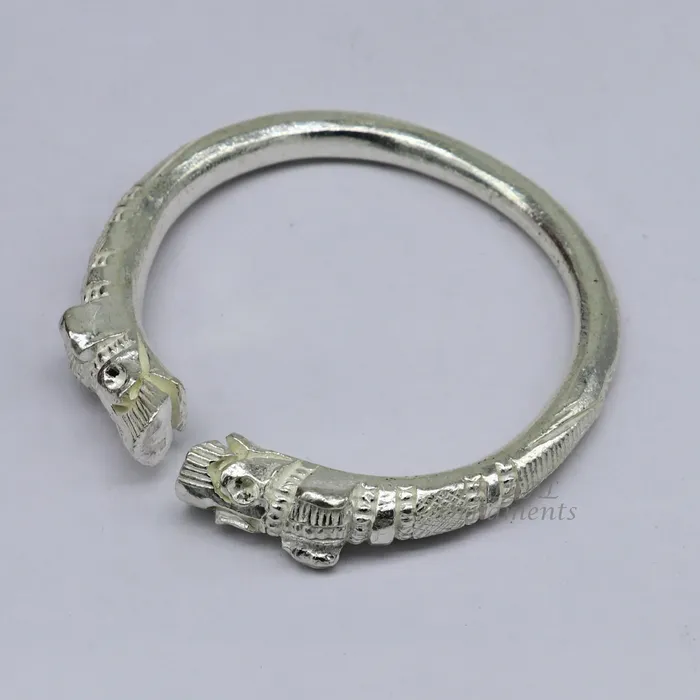 TRIBAL ORNAMENTS Bracelets Amazing Vintage solid 925 silver customized design cuff kada bracelet easy to adjust with your wrist best gifting unisex jewelry nsk602 TRIBAL ORNAMENTS Bracelets Amazing Vintage solid 925 silver customized design cuff kada bracelet easy to adjust with your wrist best gifting unisex jewelry nsk602