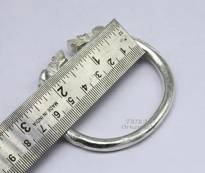 TRIBAL ORNAMENTS Bracelets Amazing Vintage solid 925 silver customized design cuff kada bracelet easy to adjust with your wrist best gifting unisex jewelry nsk602 TRIBAL ORNAMENTS Bracelets Amazing Vintage solid 925 silver customized design cuff kada bracelet easy to adjust with your wrist best gifting unisex jewelry nsk602