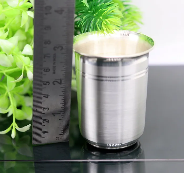 TRIBAL ORNAMENTS Necklaces 999 Fine silver handmade solid water milk tumbler glass flask baby water tumbler for stay healthy silver utensils for rice ceremony sv77