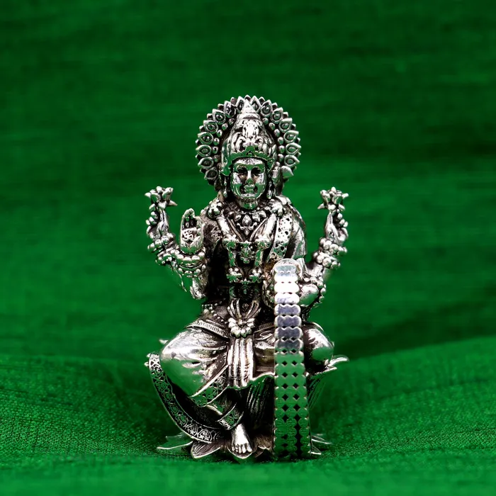 TRIBAL ORNAMENTS Rings 2 925 Sterling silver handmade customized Hindu idols Lakshmi and Ganesha statue puja article figurine home dcor Diwali puja art2122