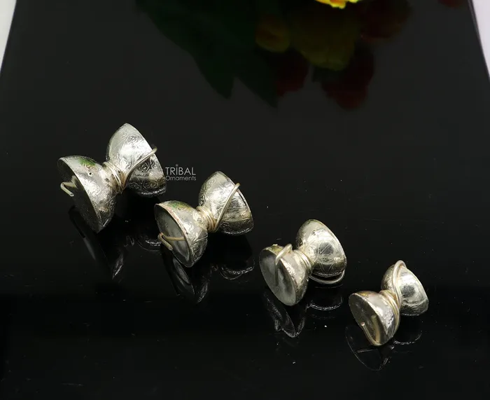 TRIBAL ORNAMENTS Unique style sterling silver handmade lord shiva small damaru amasing lord shiva damaru puja article from india su1146 Rings TRIBAL ORNAMENTS Unique style sterling silver handmade lord shiva small damaru amasing lord shiva damaru puja article from india su1146 Rings