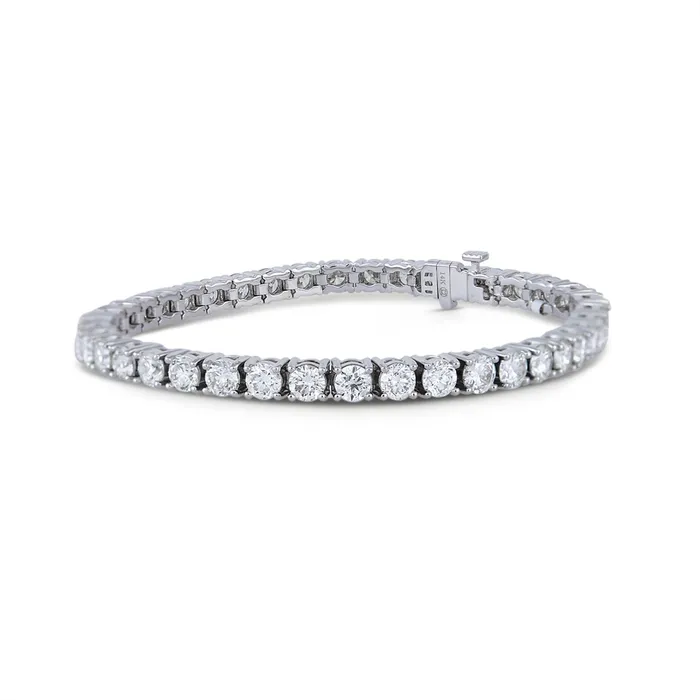 14K White Gold Diamond Tennis Bracelet Meierotto Jewelers Bracelets