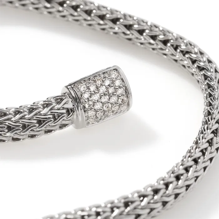 Bracelets John Hardy Classic Chain Silver Diamond Pave XSmall Bracelet Size UniM John Hardy Bracelets John Hardy Classic Chain Silver Diamond Pave XSmall Bracelet Size UniM John Hardy