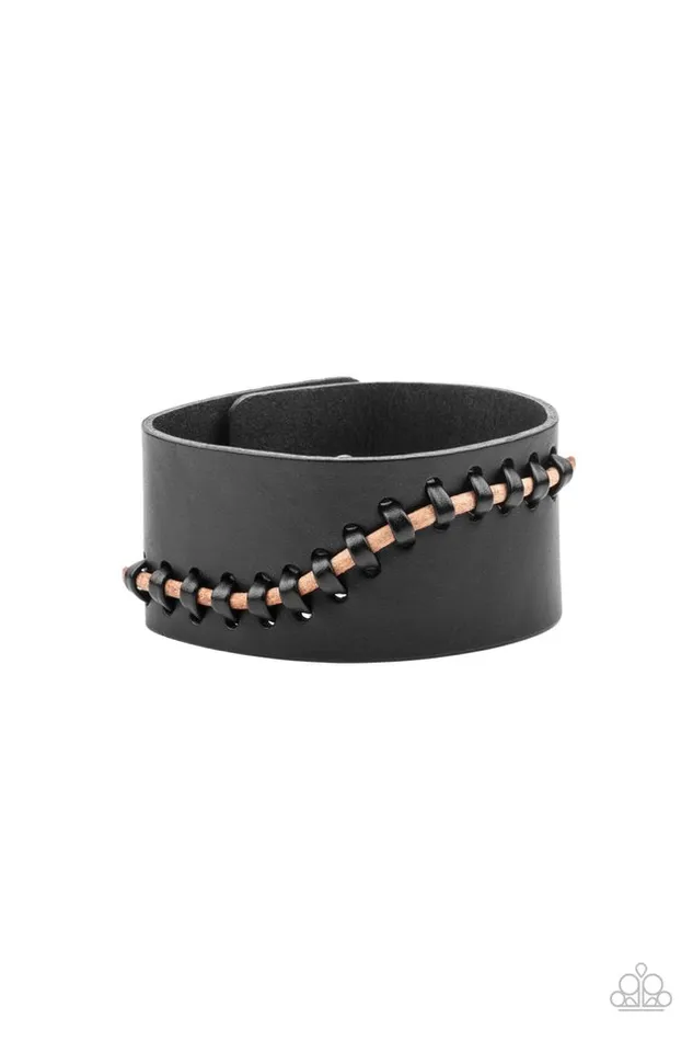 Bracelets Paparazzi Bracelet Every STITCH Way Black Paparazzi Jewelry Bracelets Paparazzi Bracelet Every STITCH Way Black Paparazzi Jewelry