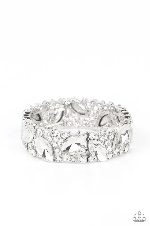 Bracelets Paparazzi Bracelet Full Body Chills White Paparazzi Jewelry Bracelets Paparazzi Bracelet Full Body Chills White Paparazzi Jewelry