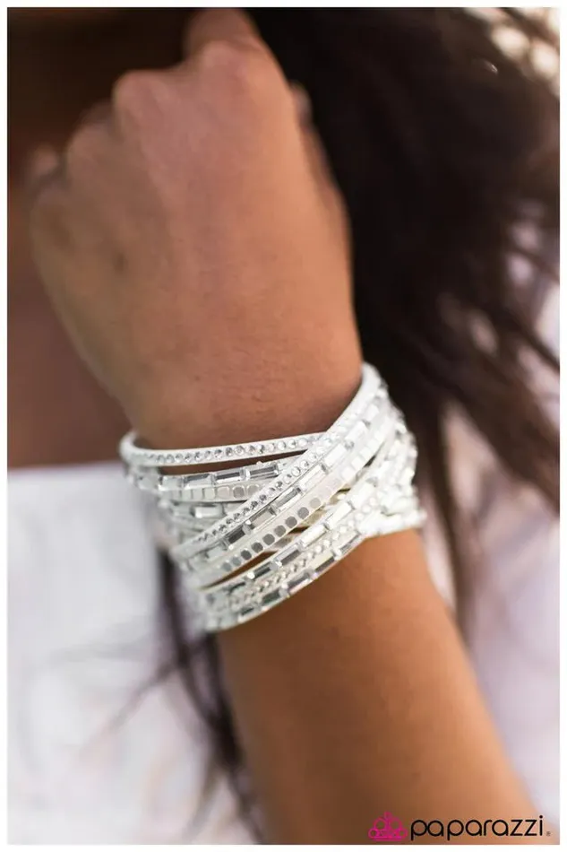 Bracelets Paparazzi Bracelet Gimme Some Sugar White Paparazzi Jewelry