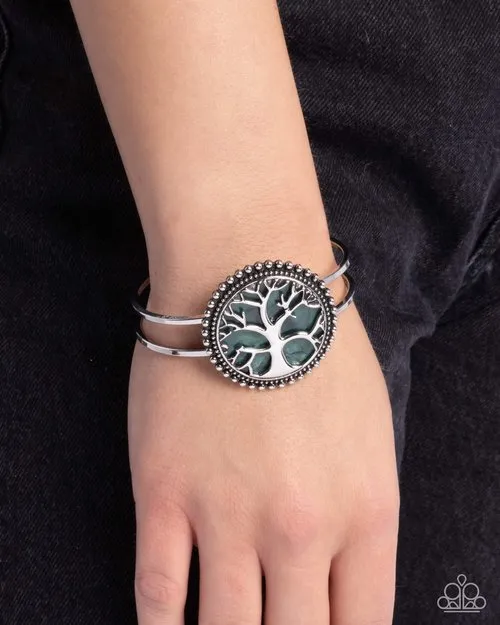 Bracelets Paparazzi Bracelet I Speak for the Trees Green Paparazzi Jewelry