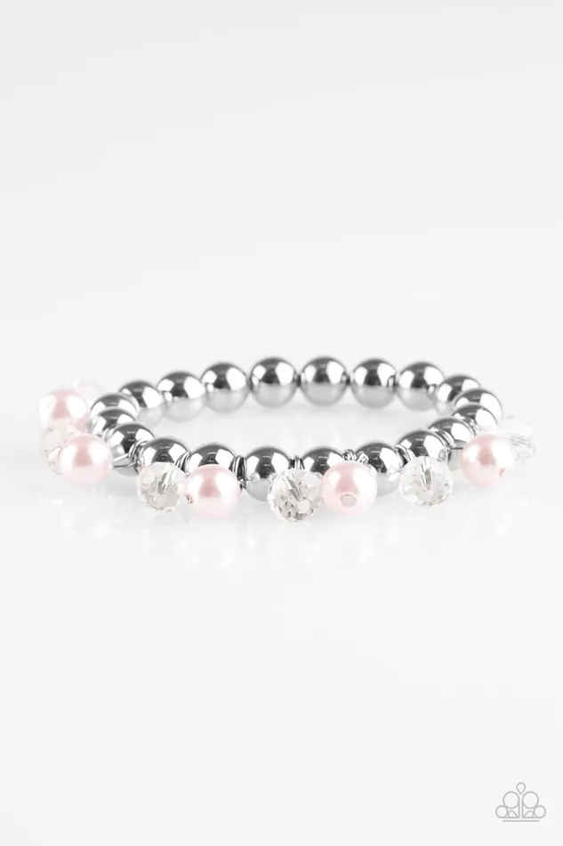 Bracelets Paparazzi Bracelet Once In A Millennium Pink Paparazzi Jewelry