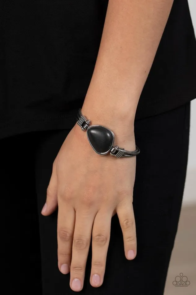Bracelets Paparazzi Jewelry Paparazzi Bracelet Badlands Bounty Black