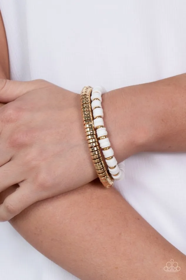 Bracelets Paparazzi Jewelry Paparazzi Bracelet Catalina Marina White