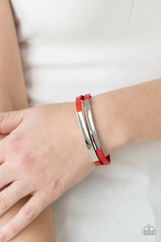 Bracelets Paparazzi Jewelry Paparazzi Bracelet Dangerously Divine Red