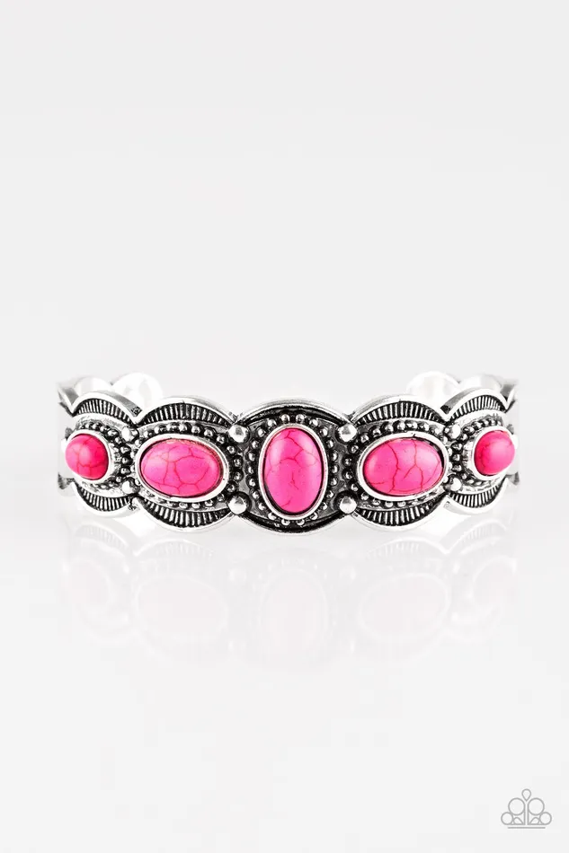 Bracelets Paparazzi Jewelry Paparazzi Bracelet Desert Farer Pink