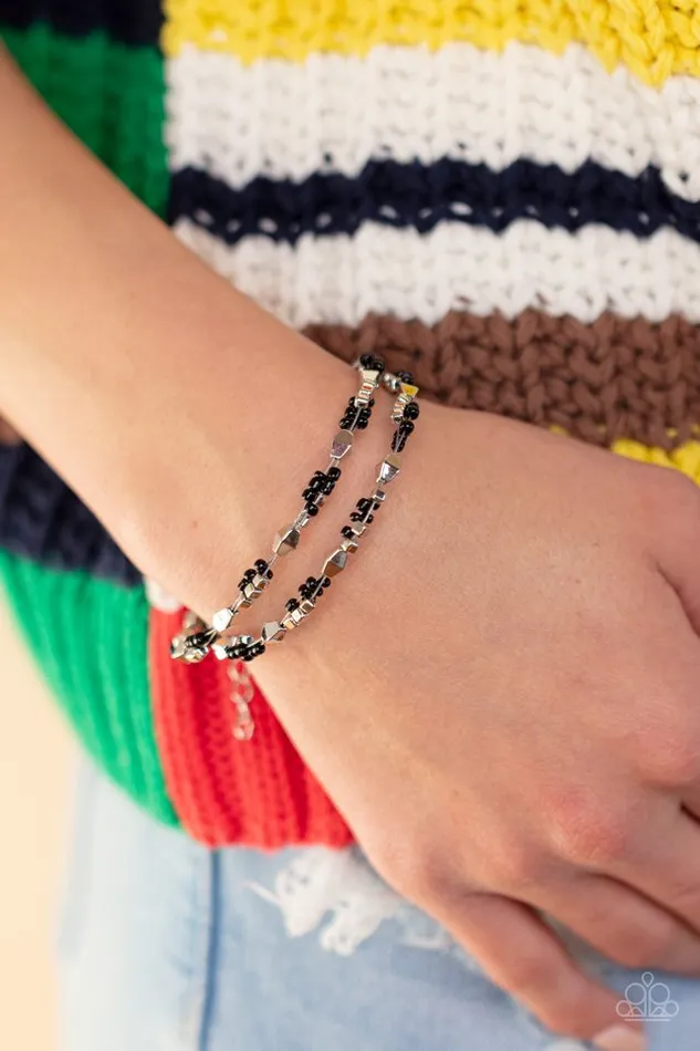 Bracelets Paparazzi Jewelry Paparazzi Bracelet Elite Explorer Black