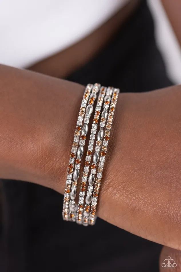 Bracelets Paparazzi Jewelry Paparazzi Bracelet Endless Energy Brown