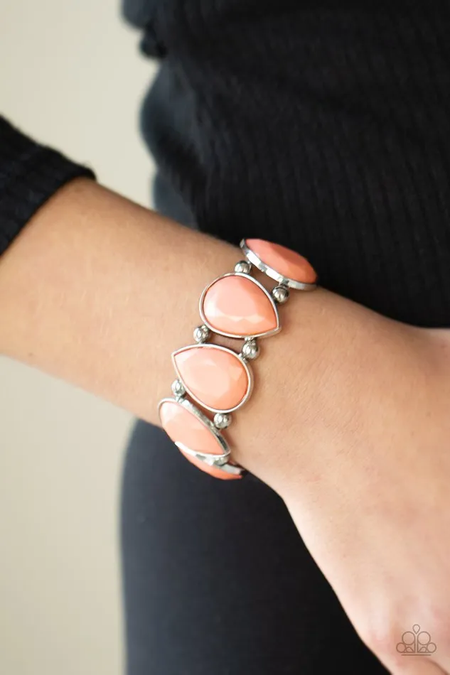 Bracelets Paparazzi Jewelry Paparazzi Bracelet Flamboyant Tease Orange