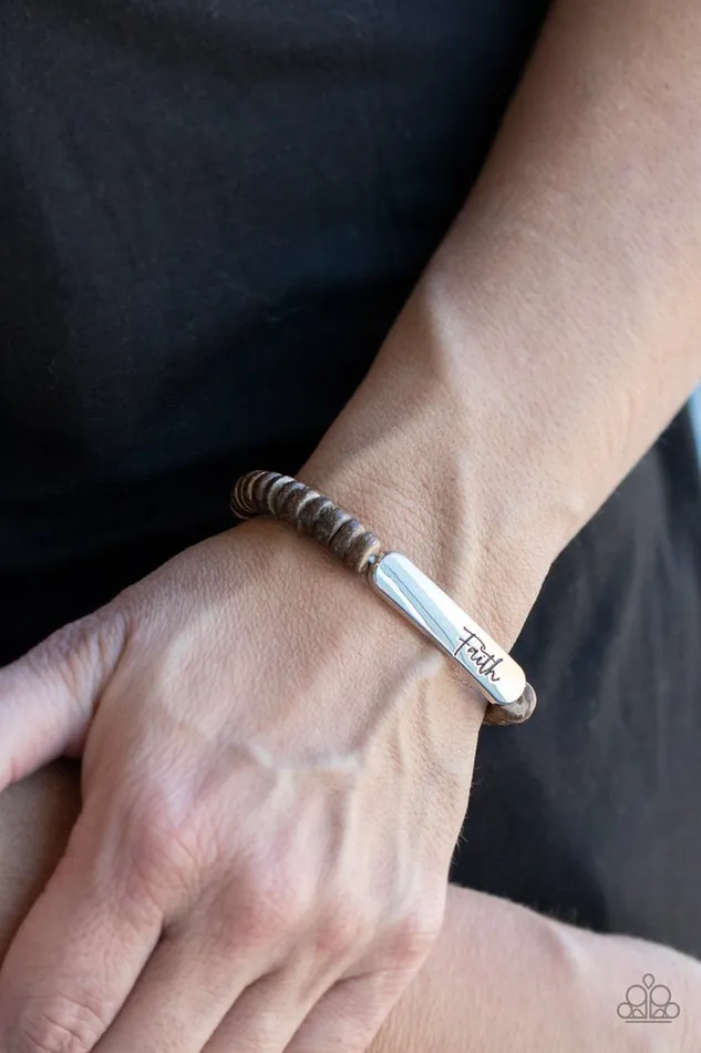Bracelets Paparazzi Jewelry Paparazzi Bracelet Full Faith Brown