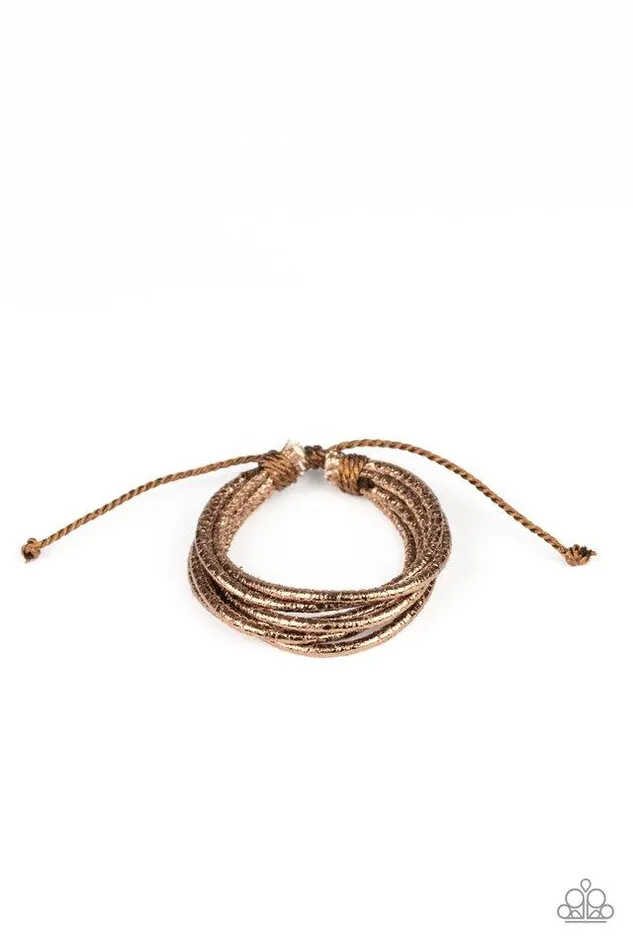 Bracelets Paparazzi Jewelry Paparazzi Bracelet Glittertastic Brown