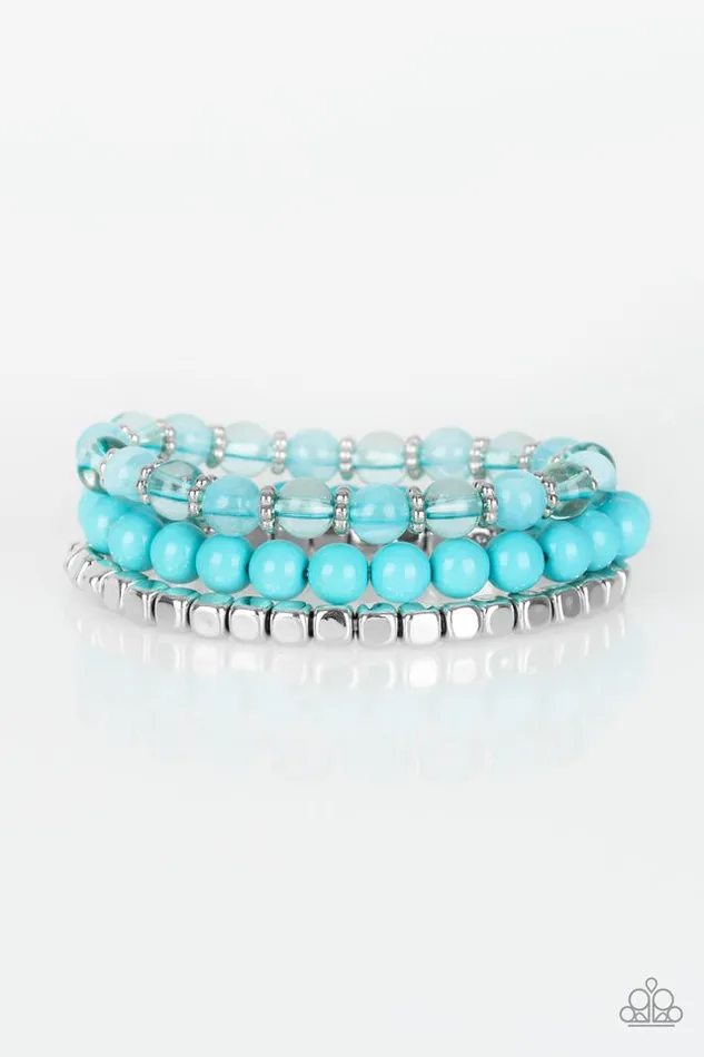 Bracelets Paparazzi Jewelry Paparazzi Bracelet Globetrotter Glam Blue