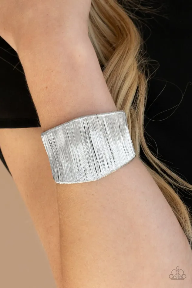 Bracelets Paparazzi Jewelry Paparazzi Bracelet Hot Wired Wonder Silver