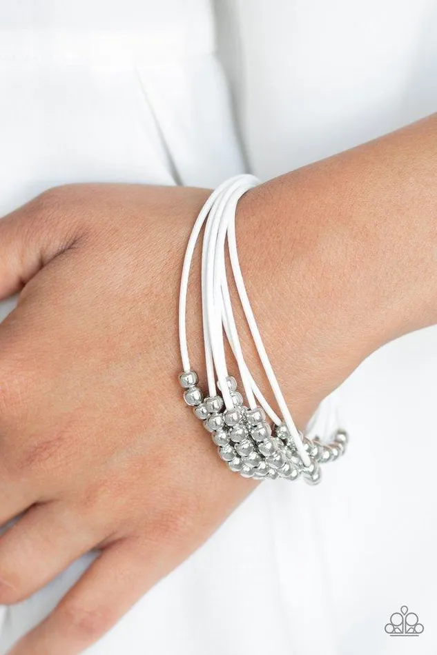 Bracelets Paparazzi Jewelry Paparazzi Bracelet Mega Magnetic White