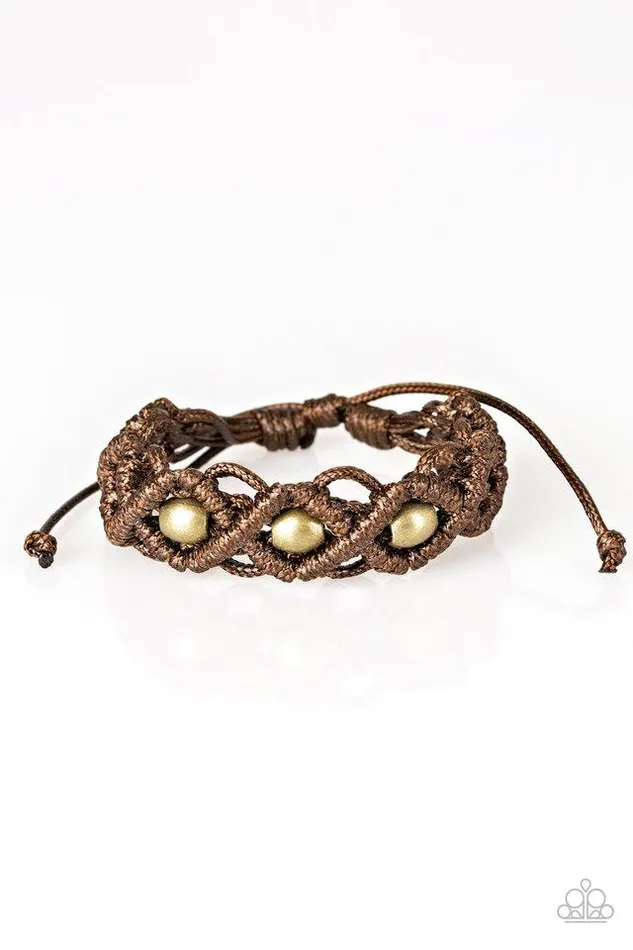 Bracelets Paparazzi Jewelry Paparazzi Bracelet Nautical Navigator Brown