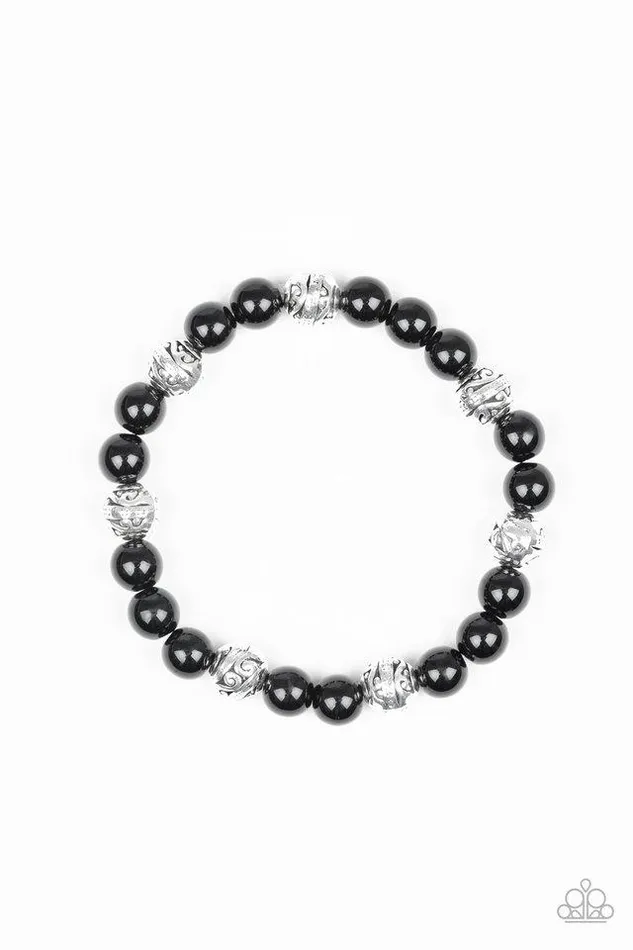 Bracelets Paparazzi Jewelry Paparazzi Bracelet Poised For Perfection Black