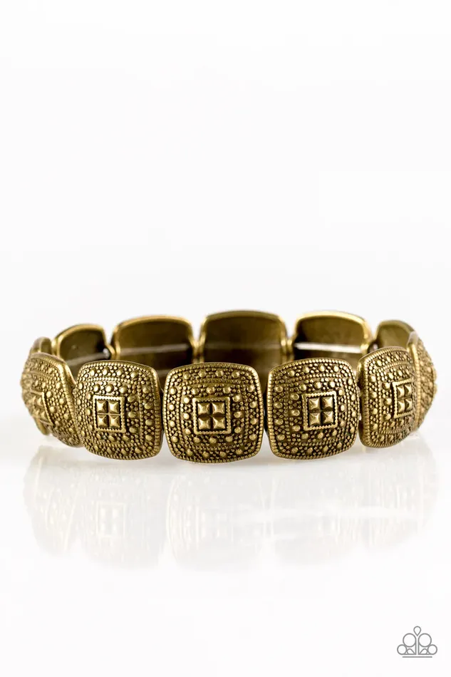 Bracelets Paparazzi Jewelry Paparazzi Bracelet Radiantly Riviera Brass