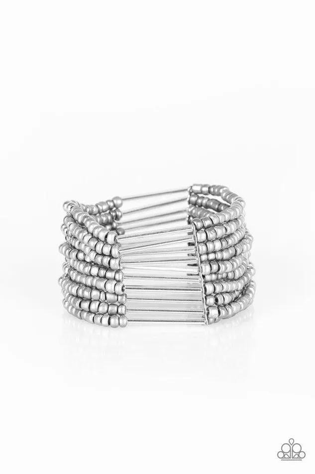 Bracelets Paparazzi Jewelry Paparazzi Bracelet Rural Retreat Silver