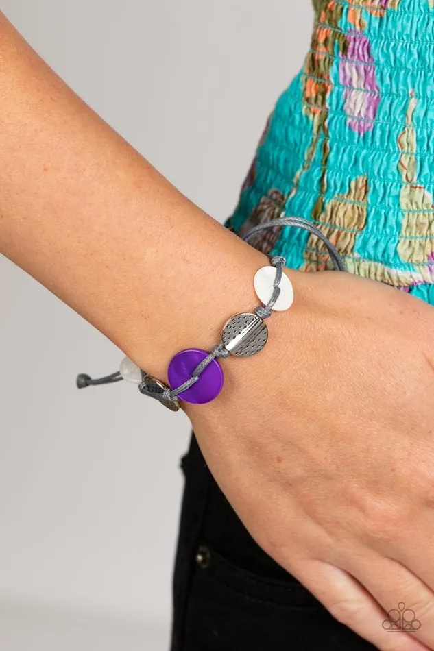 Bracelets Paparazzi Jewelry Paparazzi Bracelet Shore Up Purple