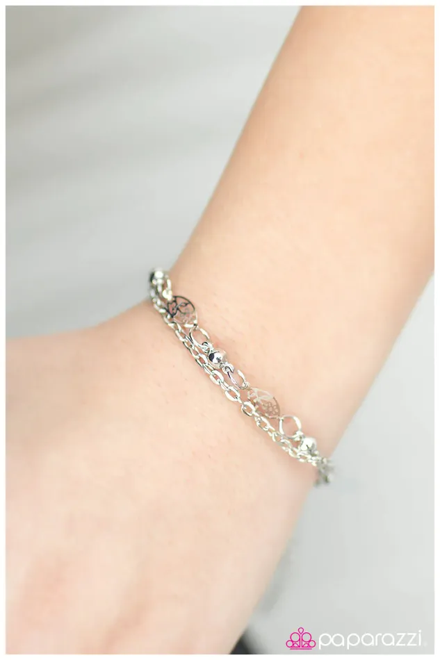 Bracelets Paparazzi Jewelry Paparazzi Bracelet Small Town Wonder Silver