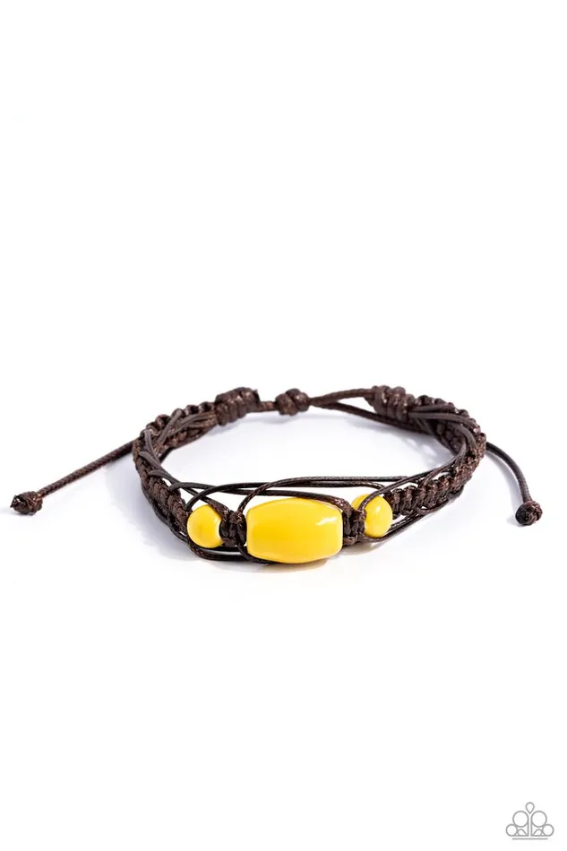 Bracelets Paparazzi Jewelry Paparazzi Bracelet SOJOURN On Yellow Bracelets Paparazzi Jewelry Paparazzi Bracelet SOJOURN On Yellow