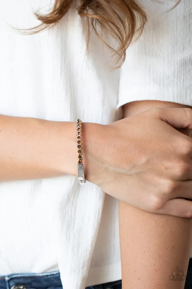 Bracelets Paparazzi Jewelry Paparazzi Bracelet Stellar Beam Brown
