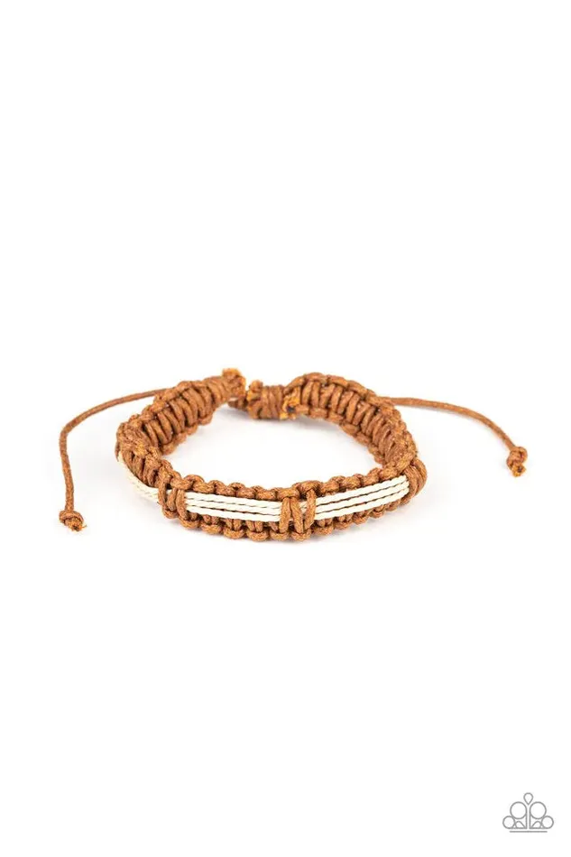 Bracelets Paparazzi Jewelry Paparazzi Bracelet Urban Outing Brown