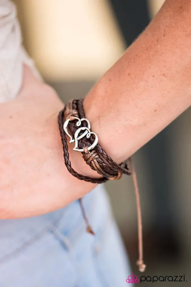 Bracelets Paparazzi Jewelry Paparazzi Bracelet Your Heart Knows The Way Brown