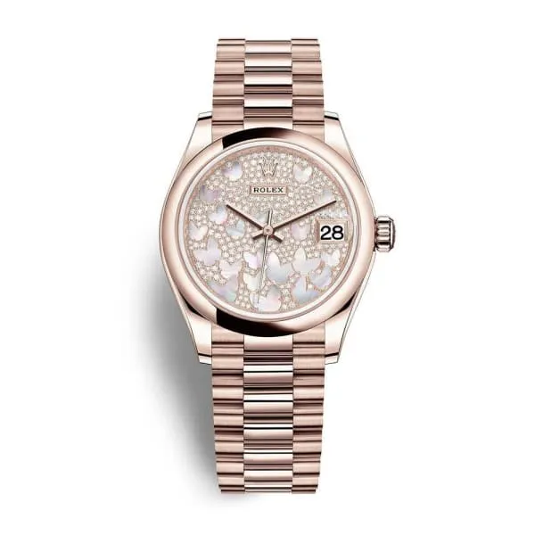 Bracelets Rolex Rolex Datejust 31mm Ref 2782450020 Pink Dial 18K Rose Gold President Bracelet Womens Watch Bracelets Rolex Rolex Datejust 31mm Ref 2782450020 Pink Dial 18K Rose Gold President Bracelet Womens Watch