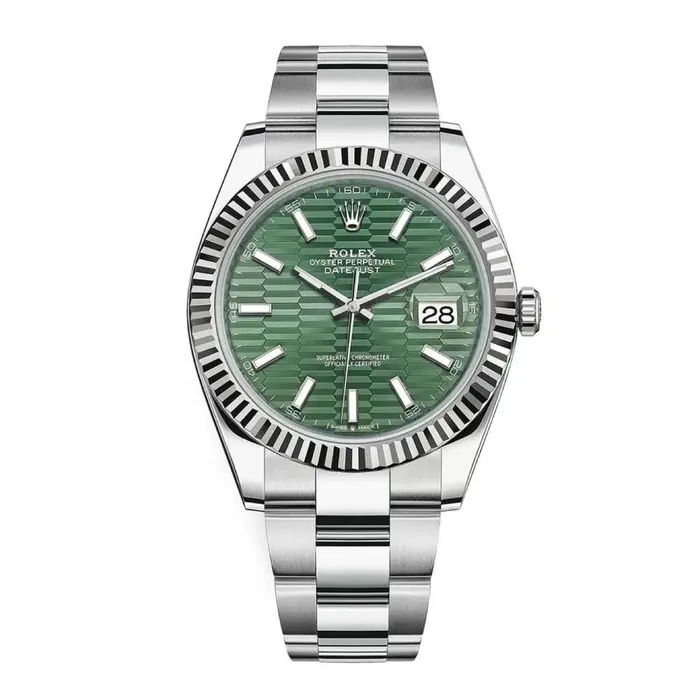 Bracelets Rolex Rolex Datejust 41mm Ref 126334 Green Fluted Motif Dial Stainless Steel Oyster Bracelet Mens Watch Bracelets Rolex Rolex Datejust 41mm Ref 126334 Green Fluted Motif Dial Stainless Steel Oyster Bracelet Mens Watch