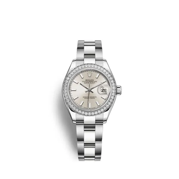Bracelets Rolex Rolex LadyDatejust 28mm Ref 279384rbr0008 Silver Stick Dial Diamond Bezel Stainless Steel Oyster Bracelet Womens Watch Bracelets Rolex Rolex LadyDatejust 28mm Ref 279384rbr0008 Silver Stick Dial Diamond Bezel Stainless Steel Oyster Bracelet Womens Watch