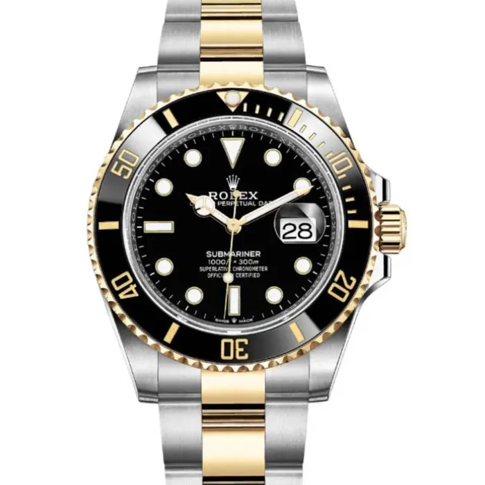 Bracelets Rolex Submariner Date 41mm Ref 126613ln0002 Black Dial Two Tone Stainless Steel 18K Yellow Gold Oyster Bracelet Watch Rolex