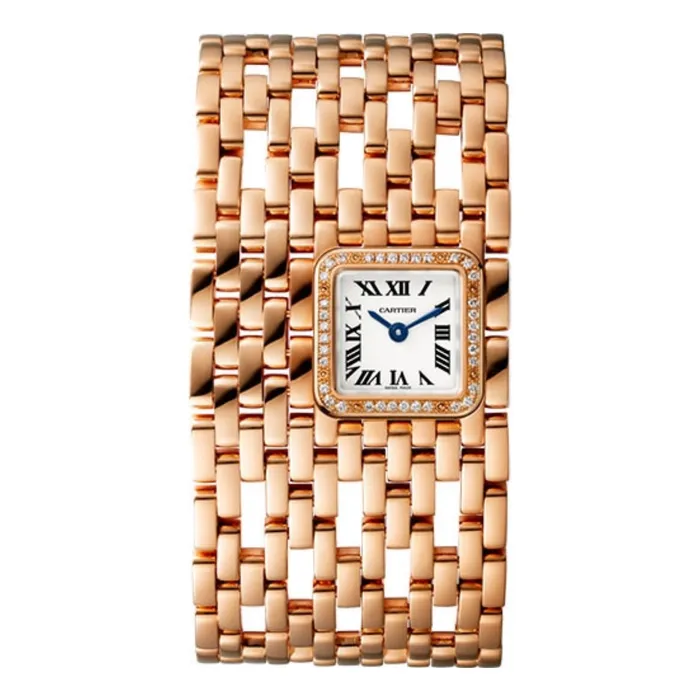 Cartier Bracelets Cartier Panthere de Cartier 22mm Womens watch Ref WJPN0022 Silver Roman Dial Diamond Bezel 18K Rose Gold Bracelet Cartier Bracelets Cartier Panthere de Cartier 22mm Womens watch Ref WJPN0022 Silver Roman Dial Diamond Bezel 18K Rose Gold Bracelet