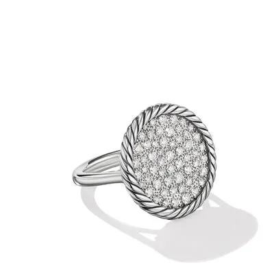David Yurman 18mm Elements Pave Diamond Ring David Yurman Rings