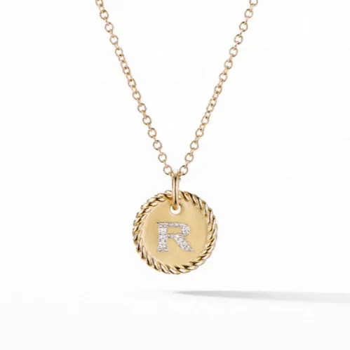 David Yurman David Yurman Initial R Pendant Necklaces
