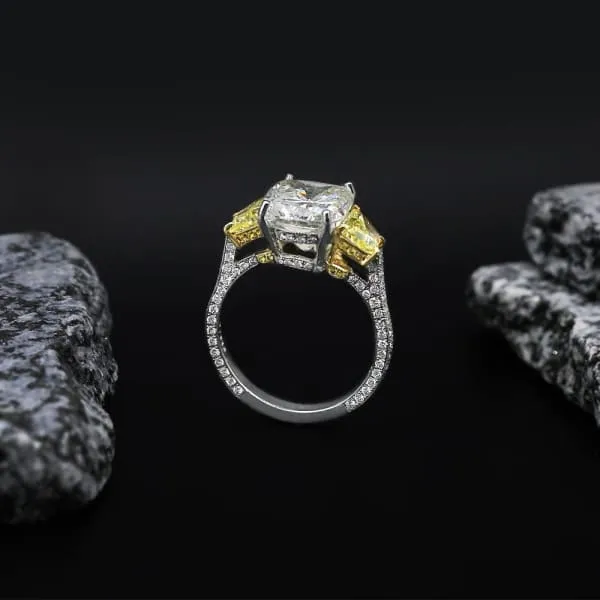 Diamond Source NYC Rings Engagement Ring with 752 ct of Total Diamond Weight RN142500