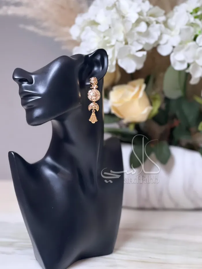 Earrings Goldy round earrings Classy Fabb
